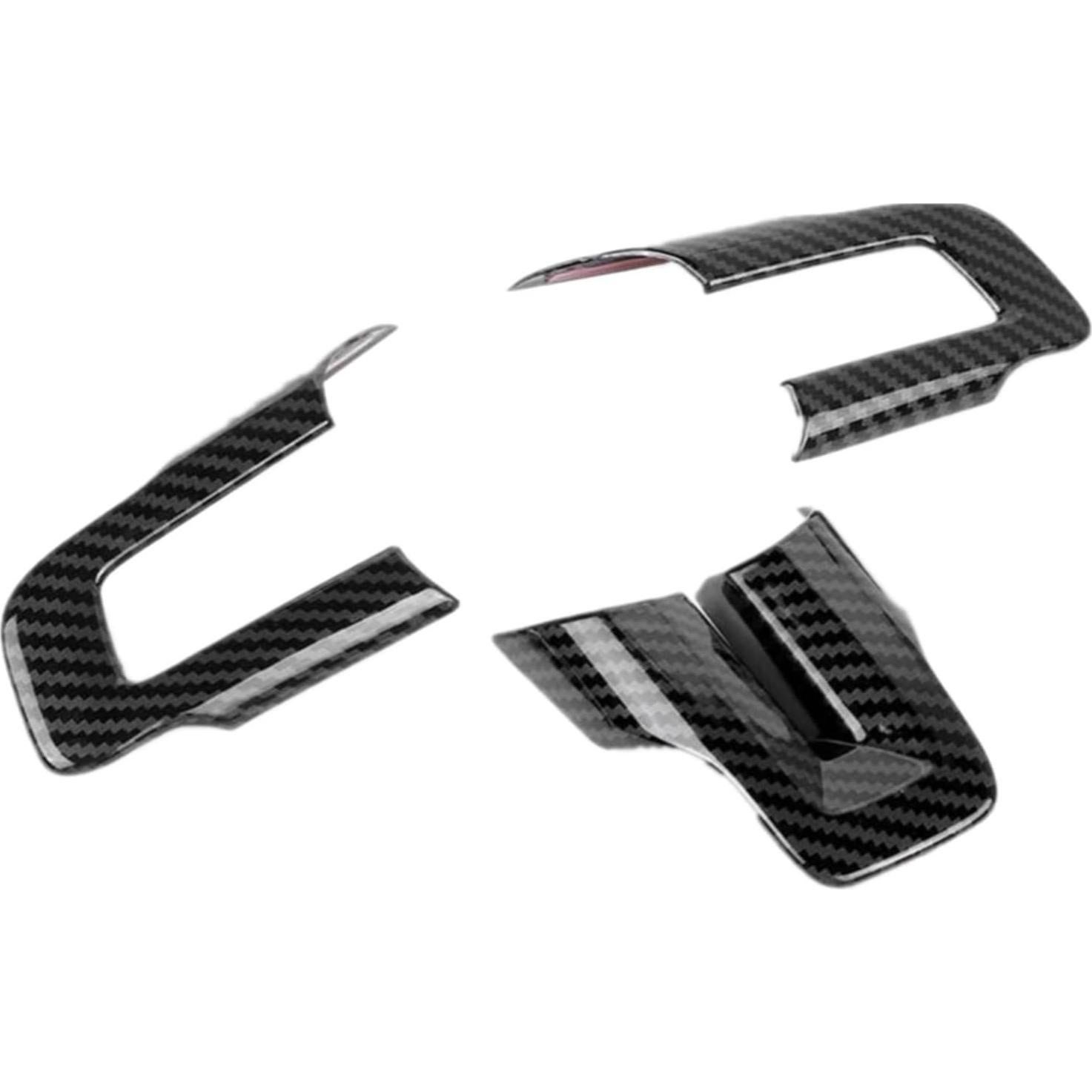 Cubierta de Volante KDFUHRUI para Ford Mustang 2015-2023 Fibra de Carbono