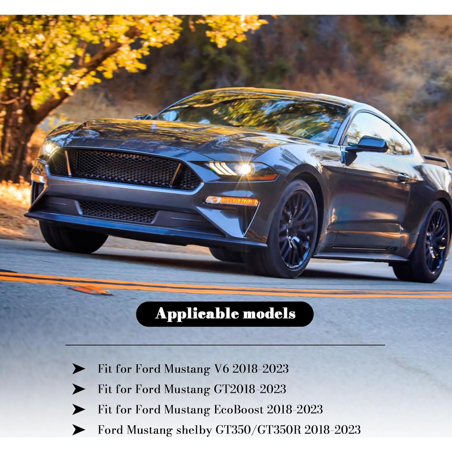 Volante D-shaped VOONKE Fibra de Carbono Hidro-Dip Mustang 2018-2023