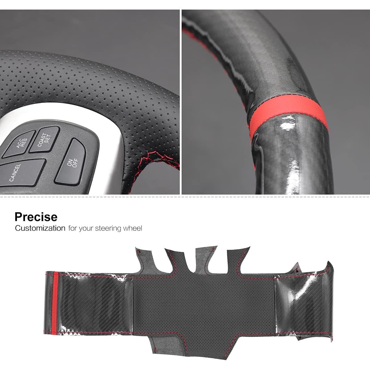 Funda de Volante MEWANT para Mitsubishi Lancer EVO X 2008-2015