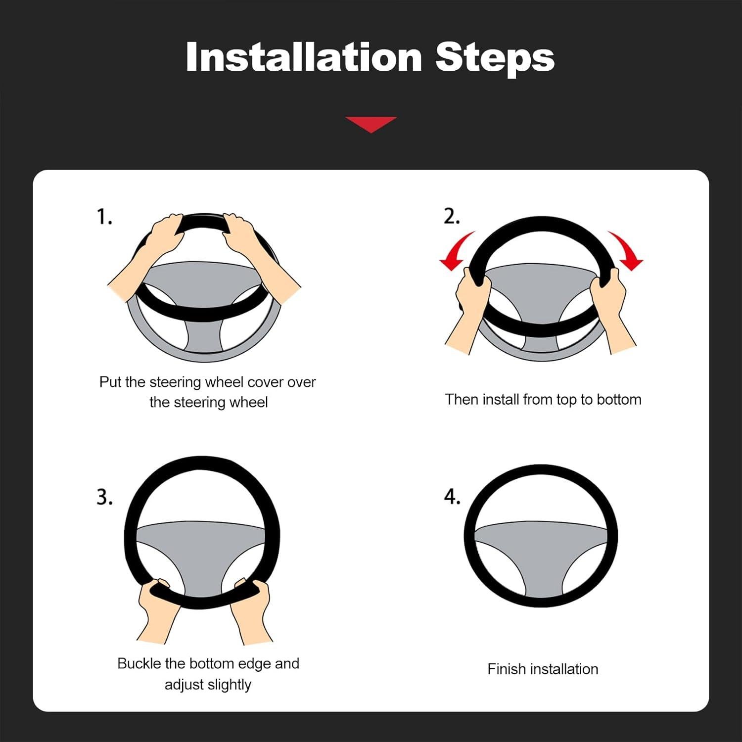 Manga de Volante Ergocar 37-38cm Fibra Carbono y Cuero