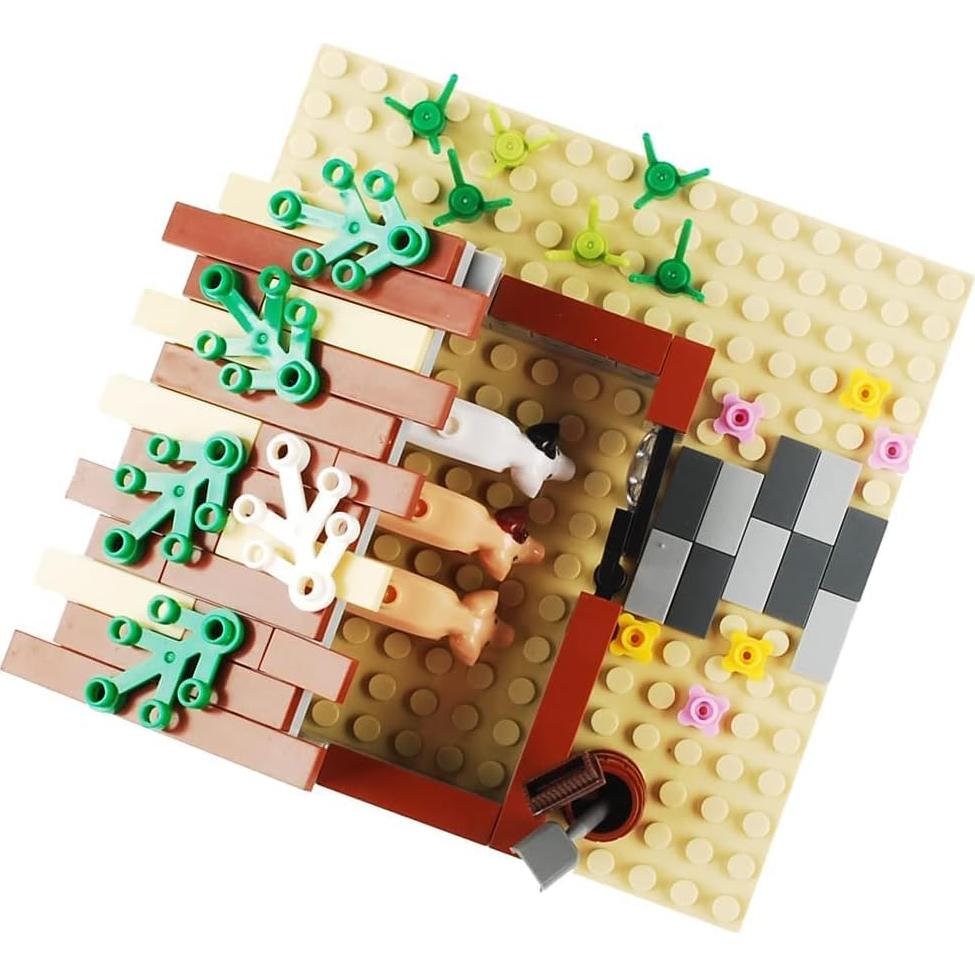 Juego de Bloques de Construcción BAENRCY Granja 100 Piezas