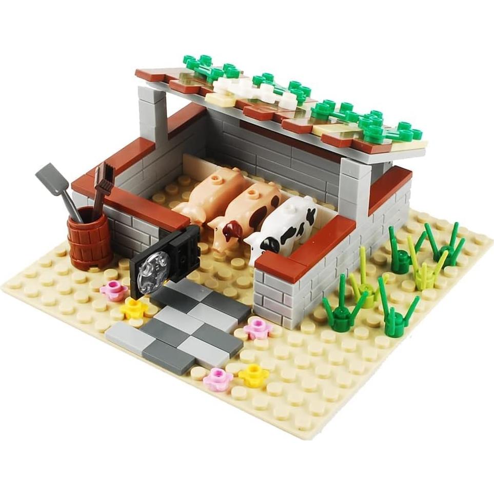 Juego de Bloques de Construcción BAENRCY Granja 100 Piezas