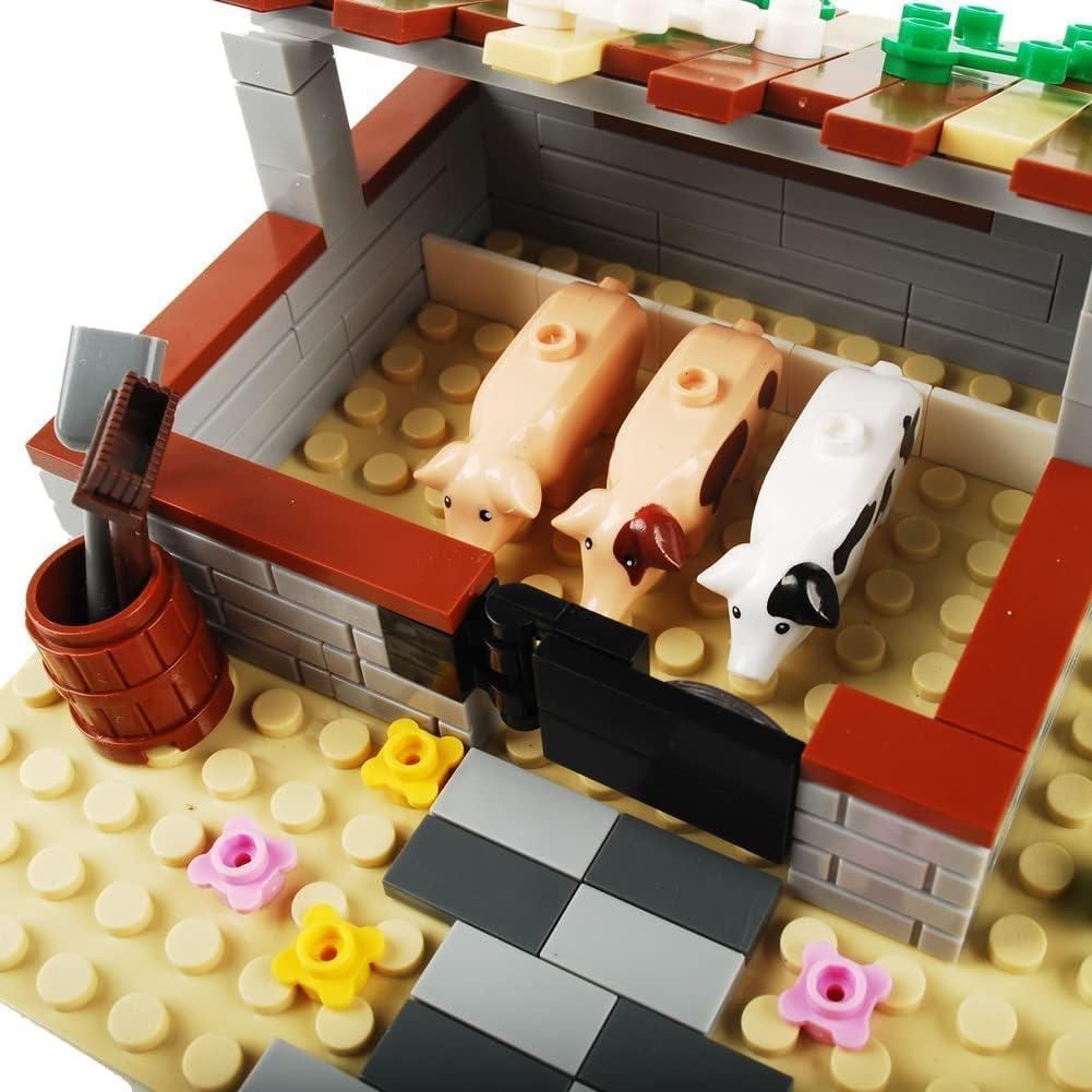 Juego de Bloques de Construcción BAENRCY Granja 100 Piezas