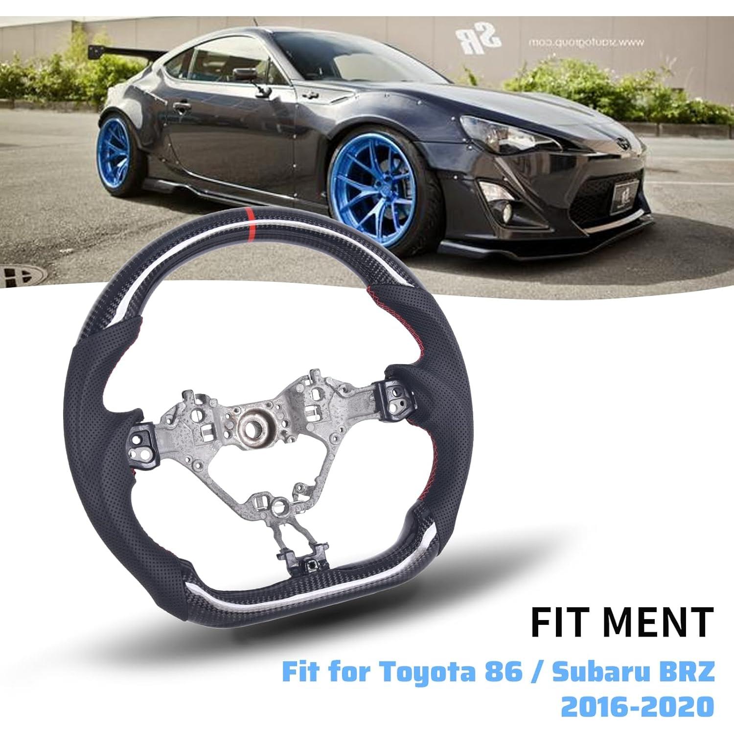 Volante de fibra de carbono EASSAFEX para Toyota 86/BRZ 2017-2020