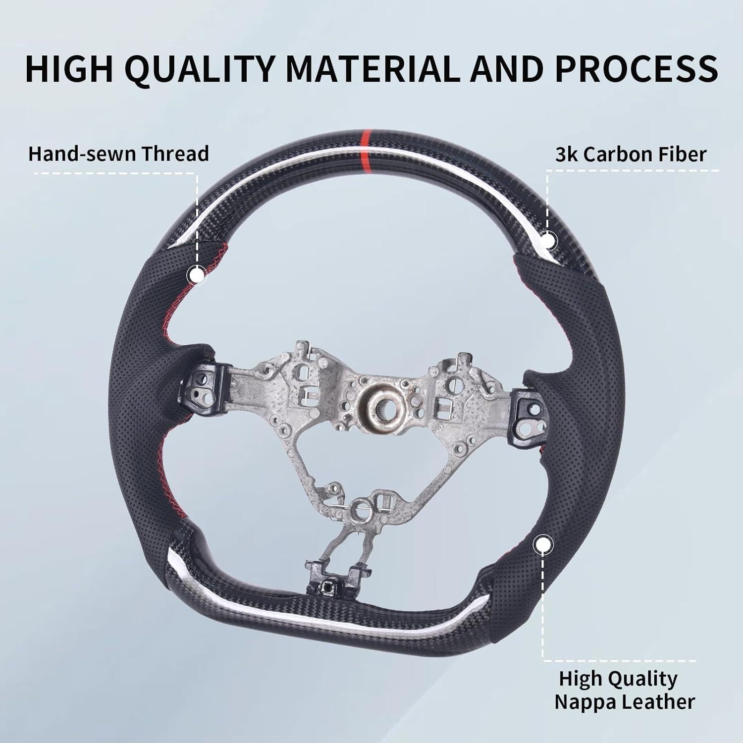 Volante de fibra de carbono EASSAFEX para Toyota 86/BRZ 2017-2020