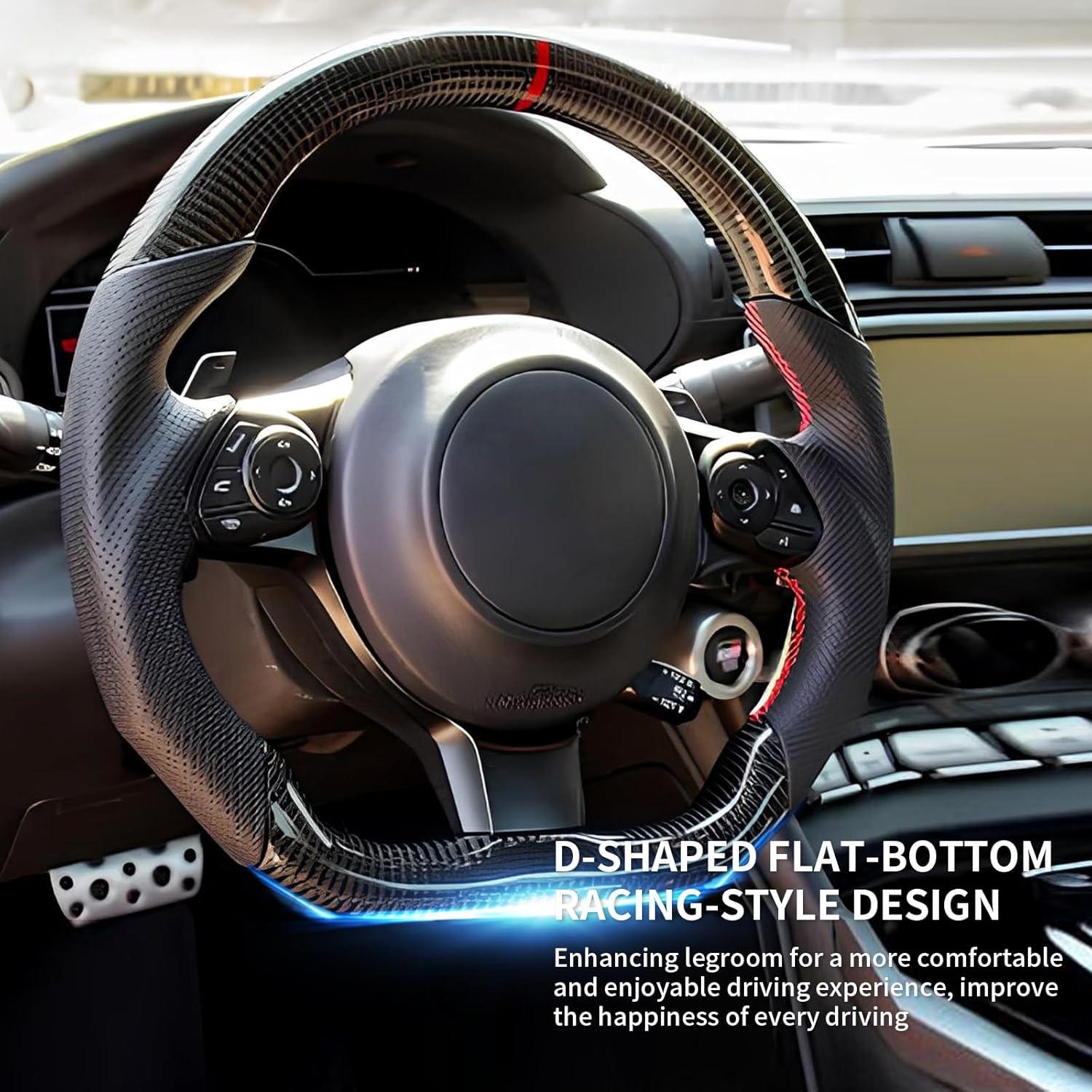 Volante de fibra de carbono EASSAFEX para Toyota 86/BRZ 2017-2020