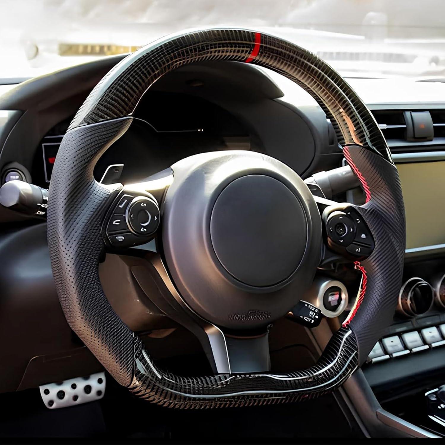 Volante de fibra de carbono EASSAFEX para Toyota 86/BRZ 2017-2020