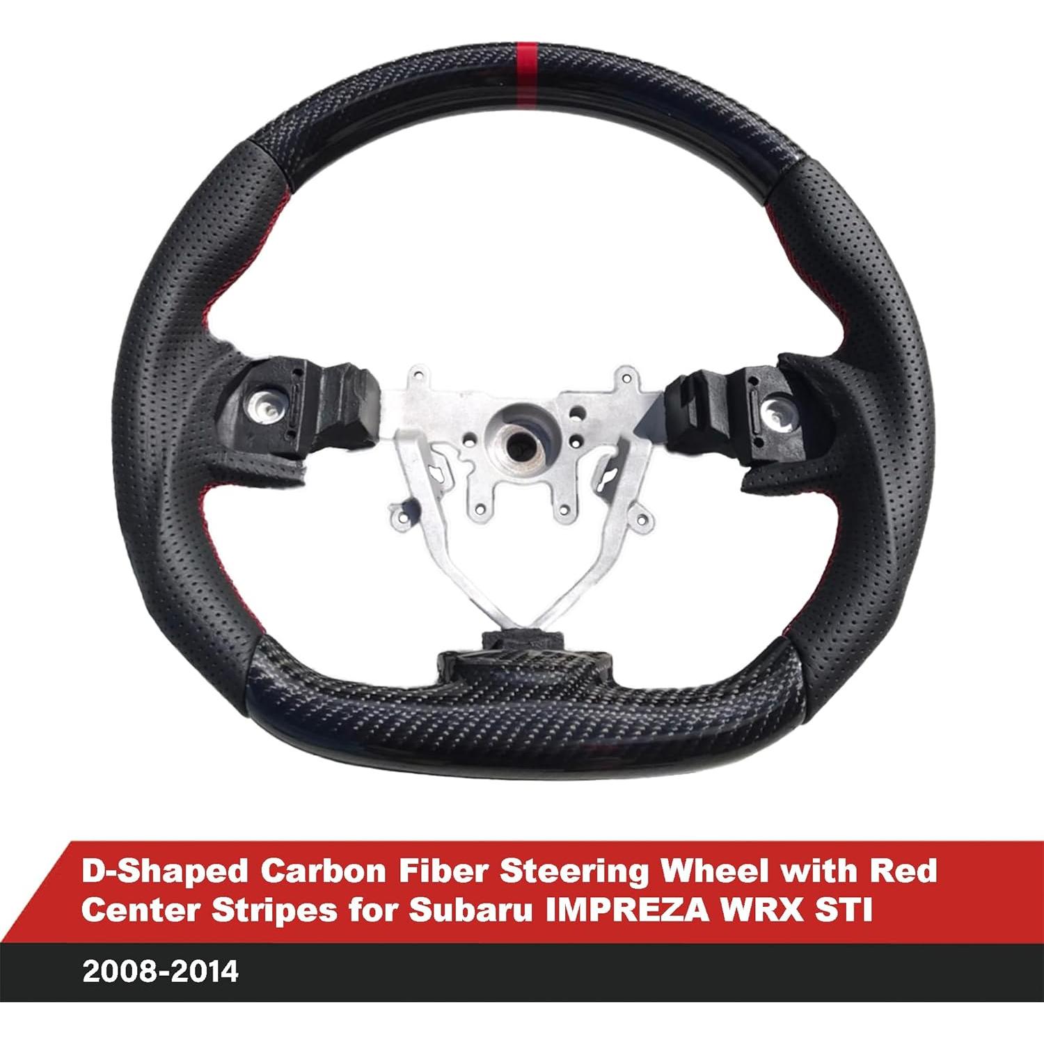 Volante de Carbono GOGOCARBON 350mm D para Subaru WRX STI 2008-2014