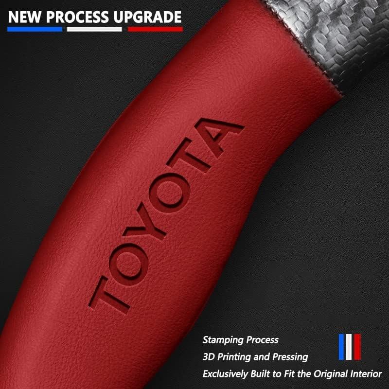 Funda de Volante de Cuero NAPA para Toyota + 2 Posavasos + Cable USB