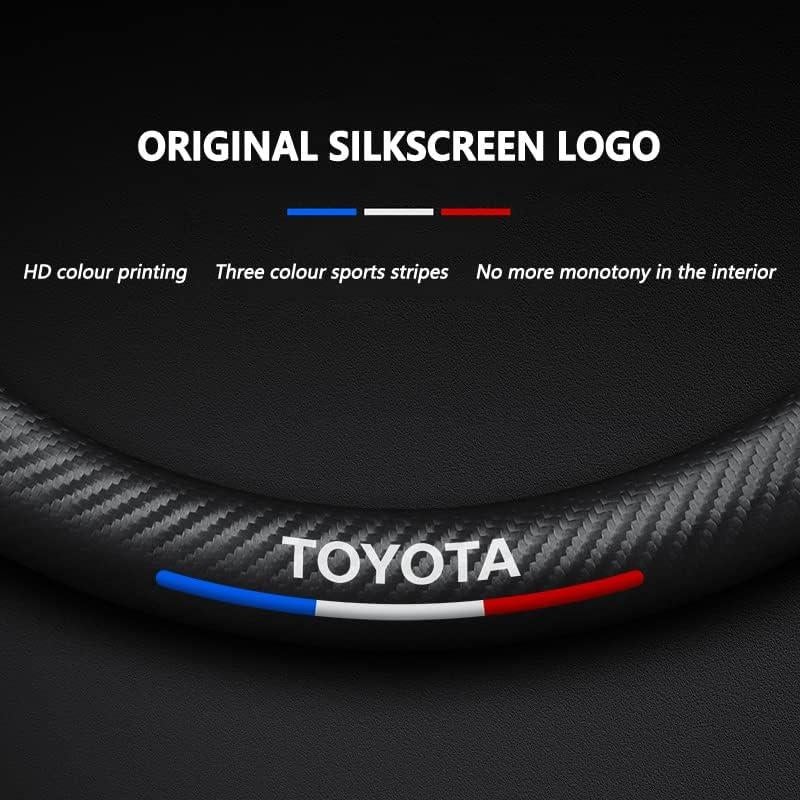 Funda de Volante de Cuero NAPA para Toyota + 2 Posavasos + Cable USB