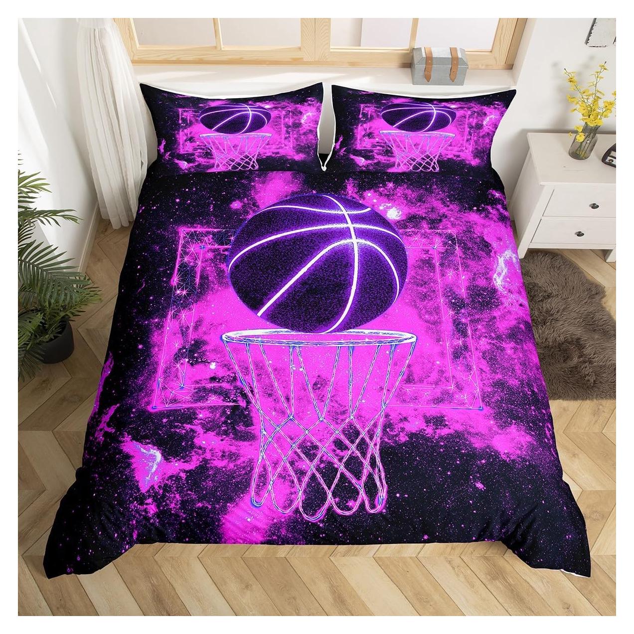 Juego de Ropa de Cama Infantil Baloncesto Castle Fairy