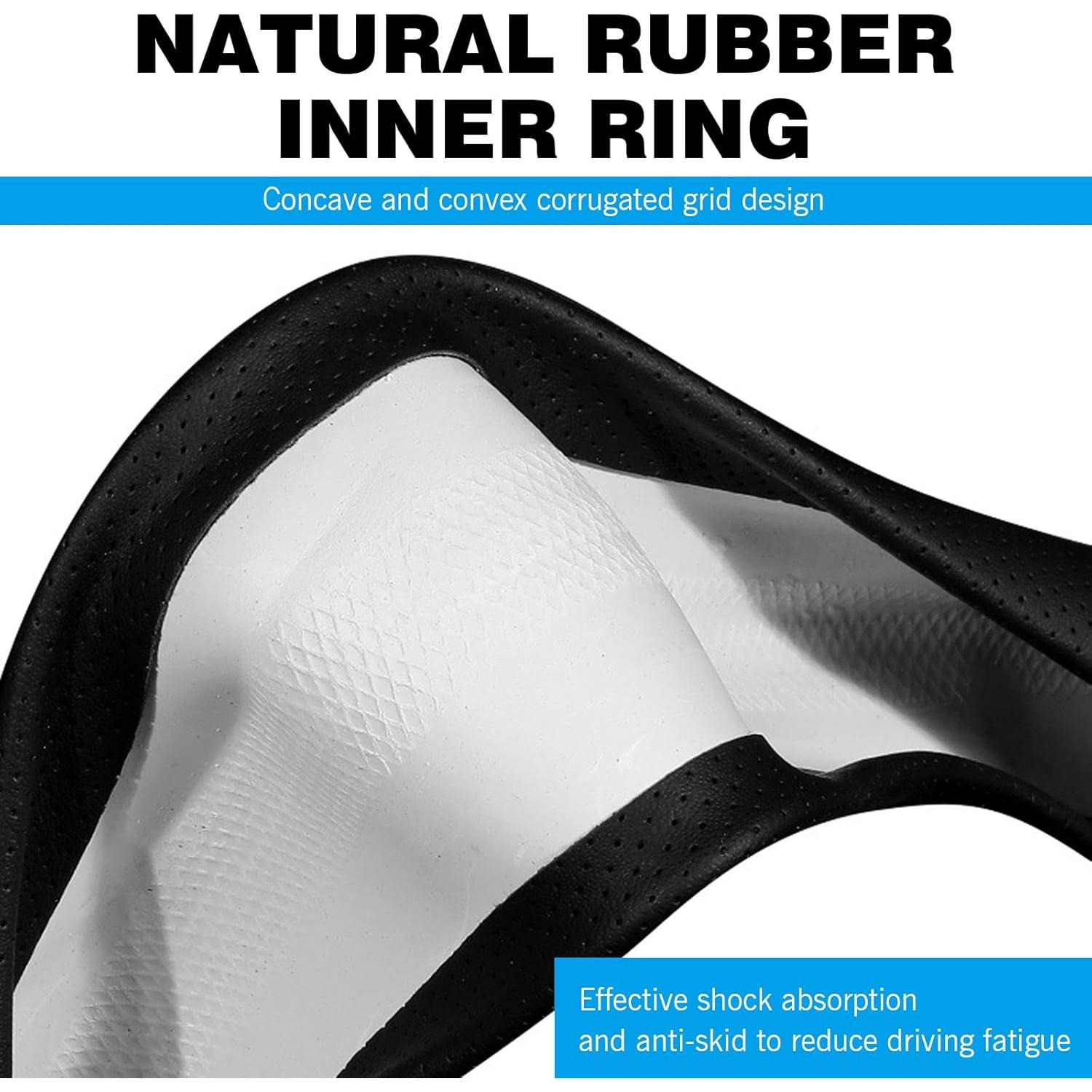 Cubierta de Volante DACIRTY Antideslizante Fibra de Carbono