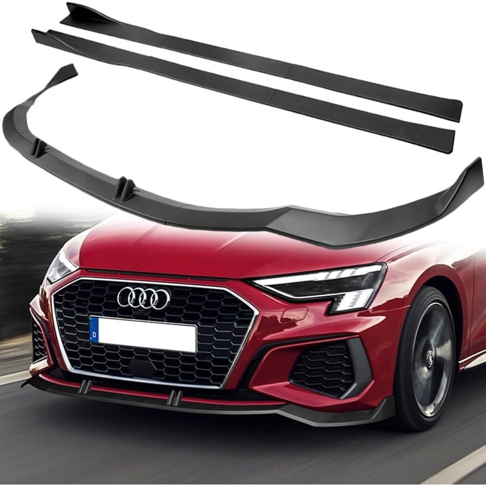 Extensiones de Labio de Parachoques W-POWER para Audi S3 2022-2023