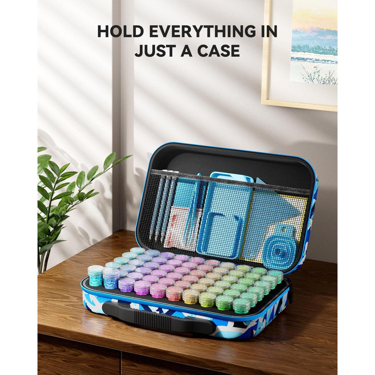 ARTDOT Kit de Almacenamiento para Pintura de Diamante 60 Slots