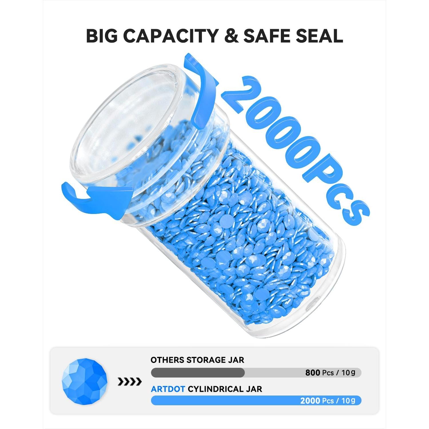 ARTDOT Kit de Almacenamiento para Pintura de Diamante 60 Slots