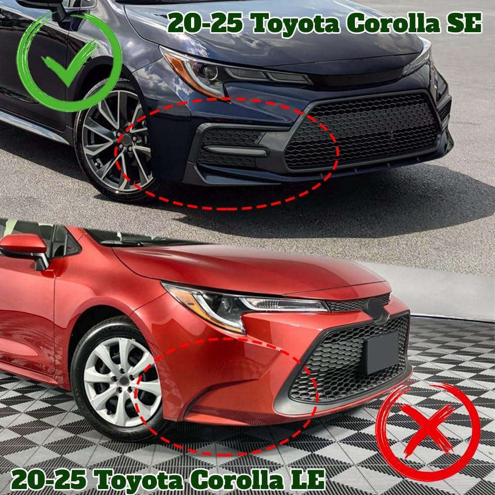 Kit de Parachoques Delantero 3 Piezas HK5 para Toyota Corolla 2020-2025