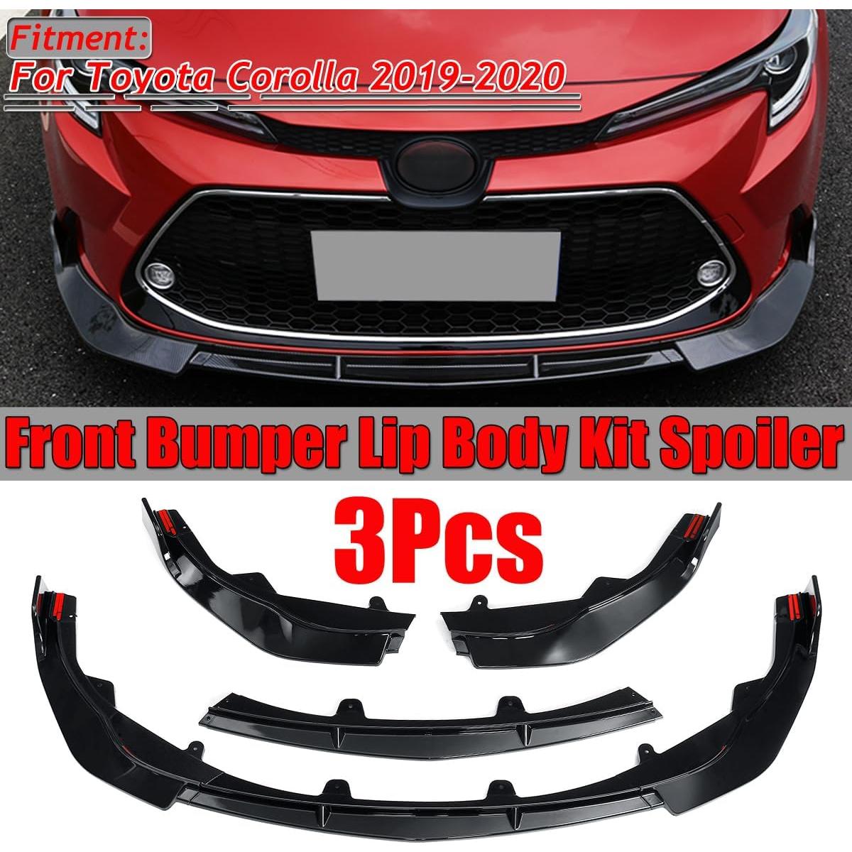 Kit Carenado Parachoques Frontal 3 Piezas Toyota Corolla 2020-2023