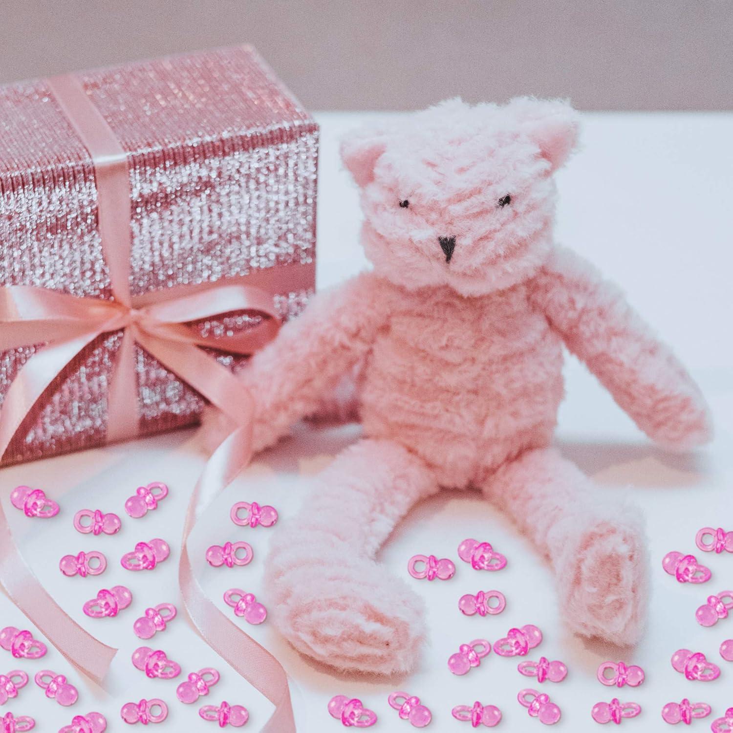 Mini Chupetes Acrílicos Super Z Outlet 144 Piezas Rosa