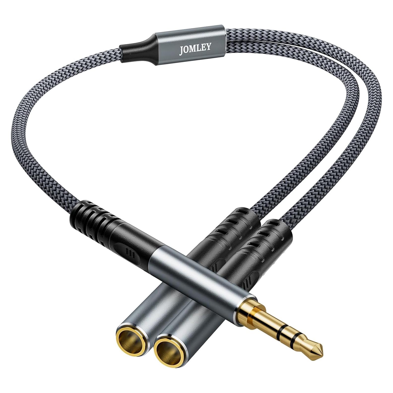 Divisor de Auriculares 3.5mm JOMLEY 0.3m Doble Hembra