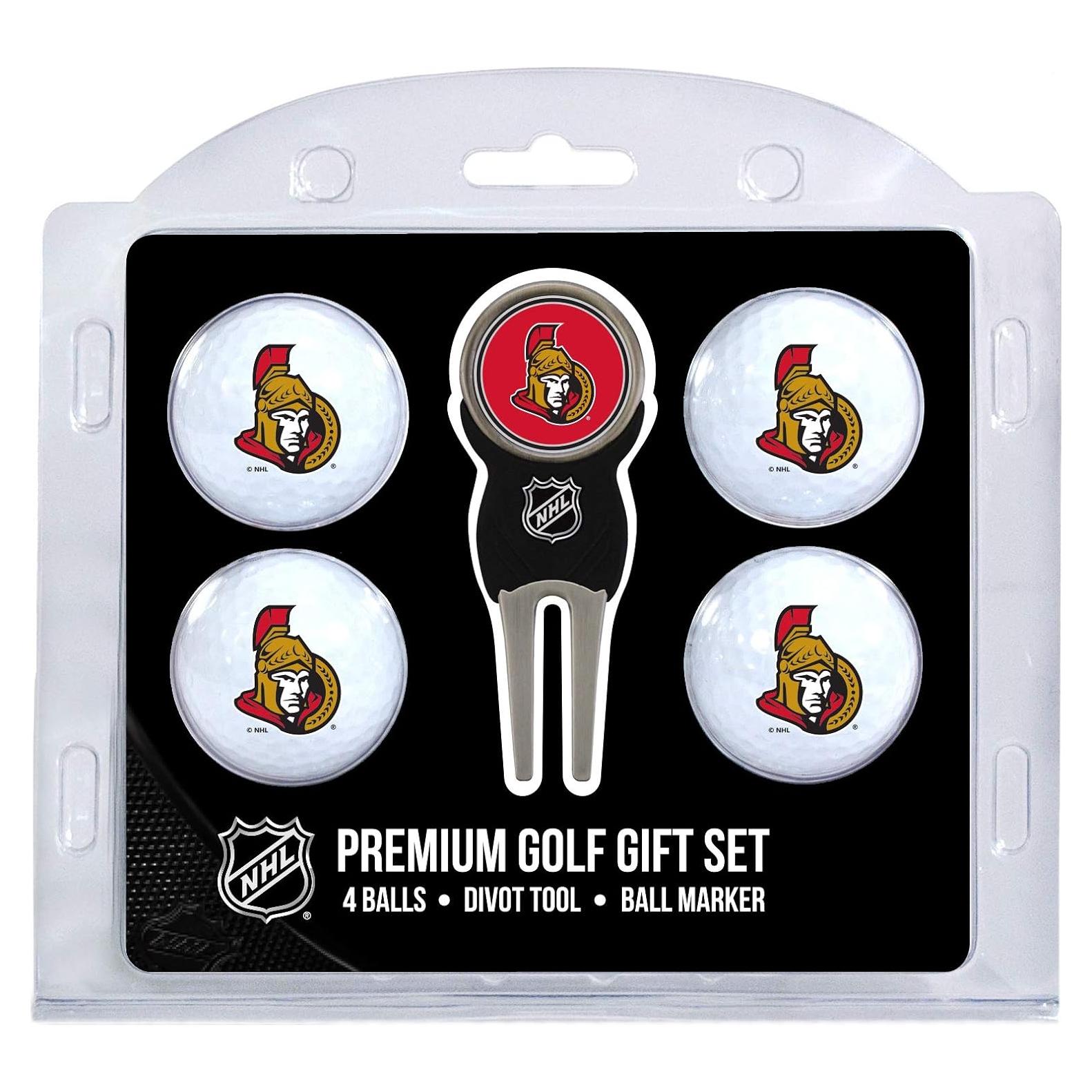 Set de 4 bolas de golf Team Golf Ottawa Senators