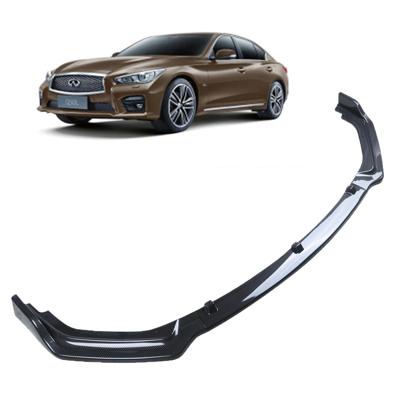 Labio Frontal Parachoques MUCO para Infiniti Q50 Base 2018-2024