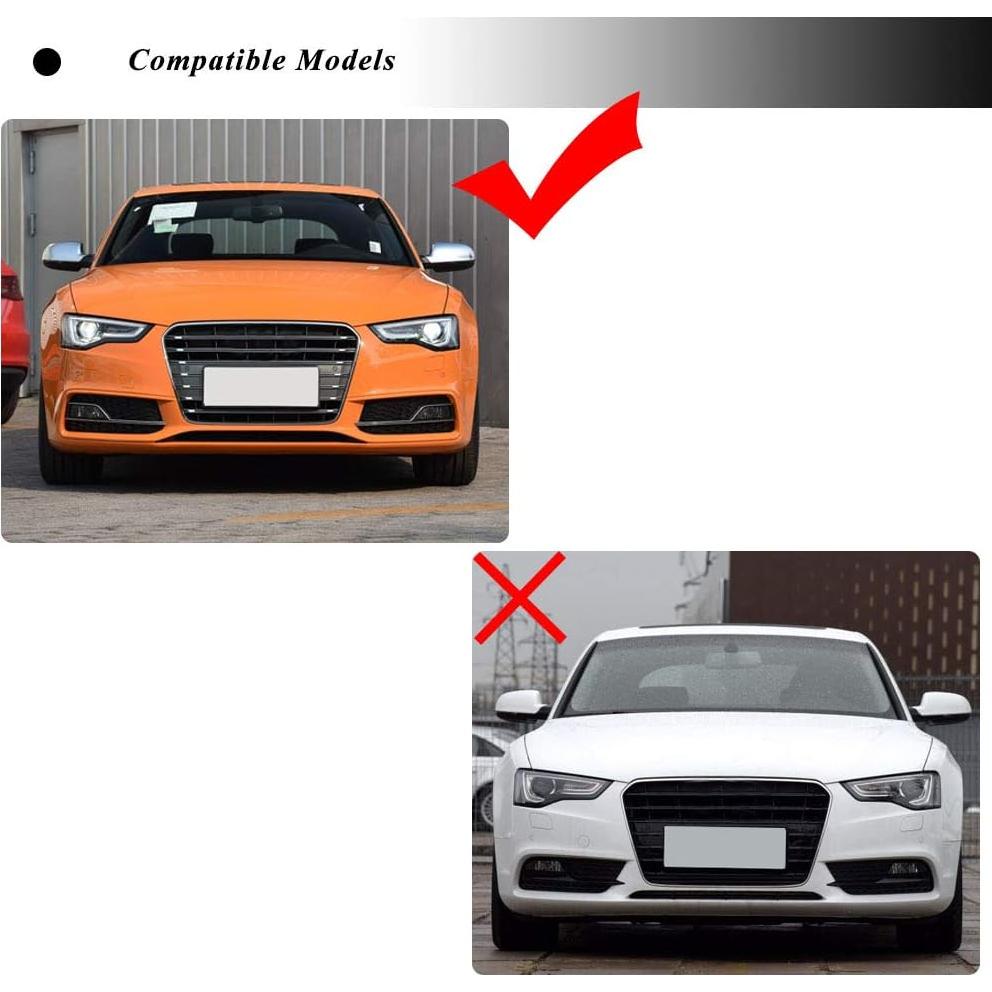 Cubierta de Luz de Niebla Audi A5 S5 2012-2016 Fibra de Carbono