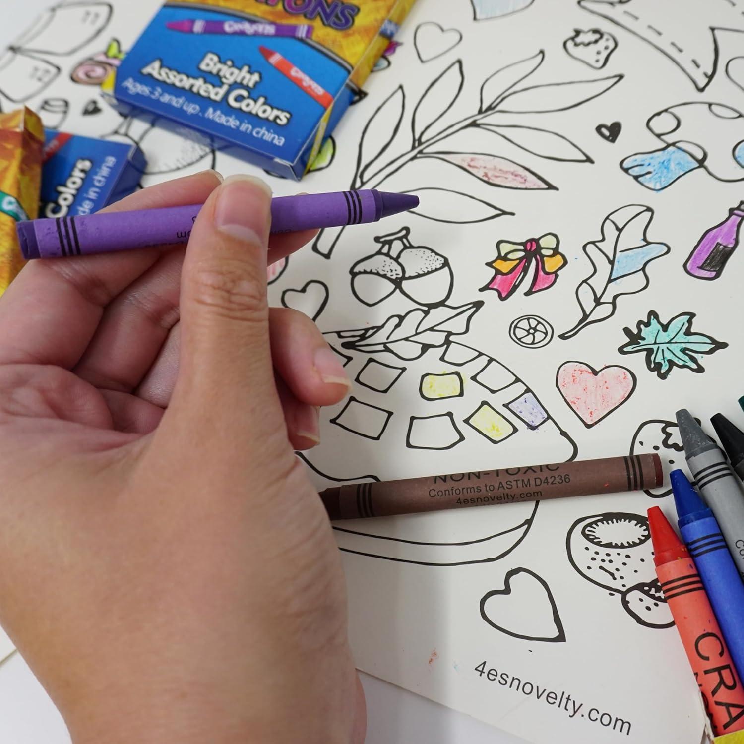 Crayones a Granel 4E's Novelty 384 Unidades No Tóxicos