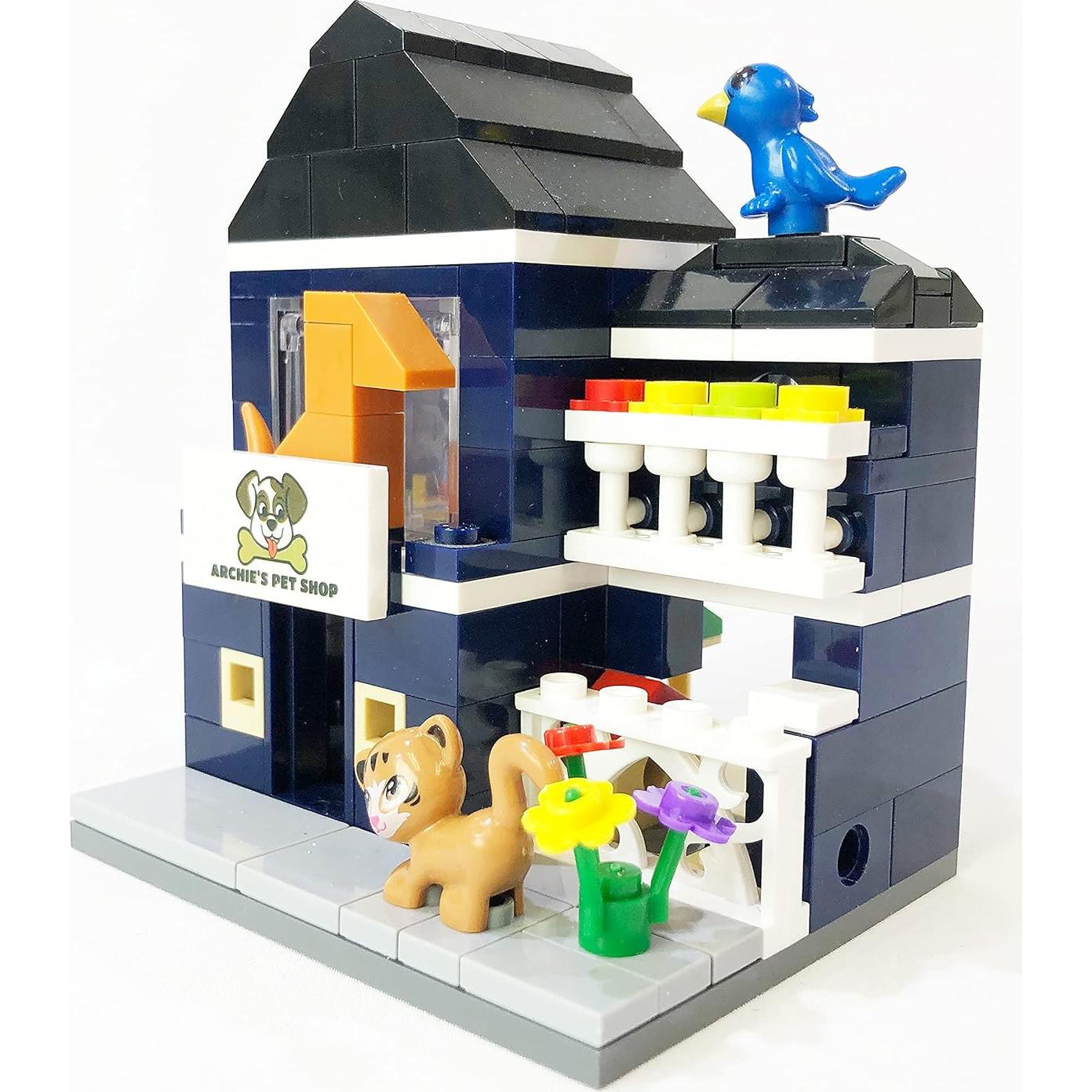 Tienda de Mascotas Archie Brick Loot 155 Piezas Compatible LEGO