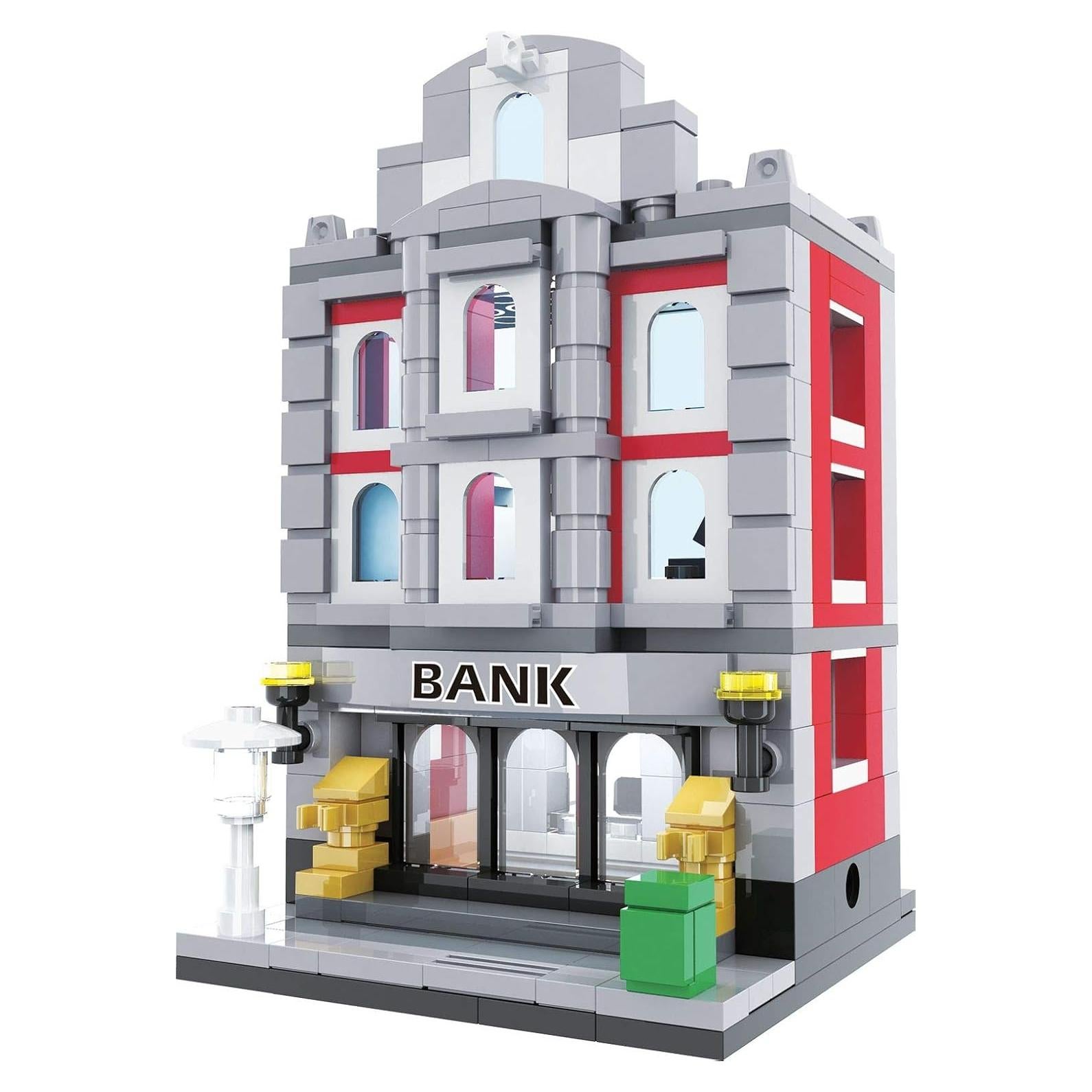Banco Mini Ciudad Brick Loot - 260 Piezas - Compatible LEGO