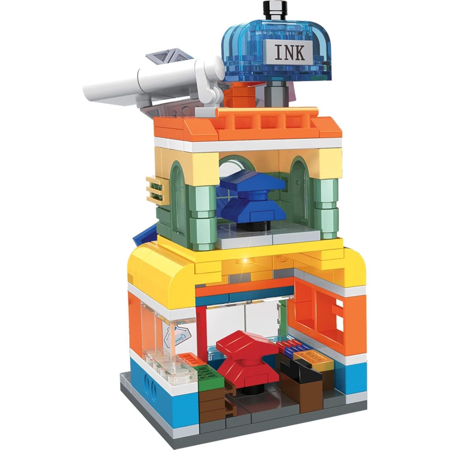 Tienda de Suministros de Arte Brick Loot - 220 Piezas - 8,89x6,35x12,7cm