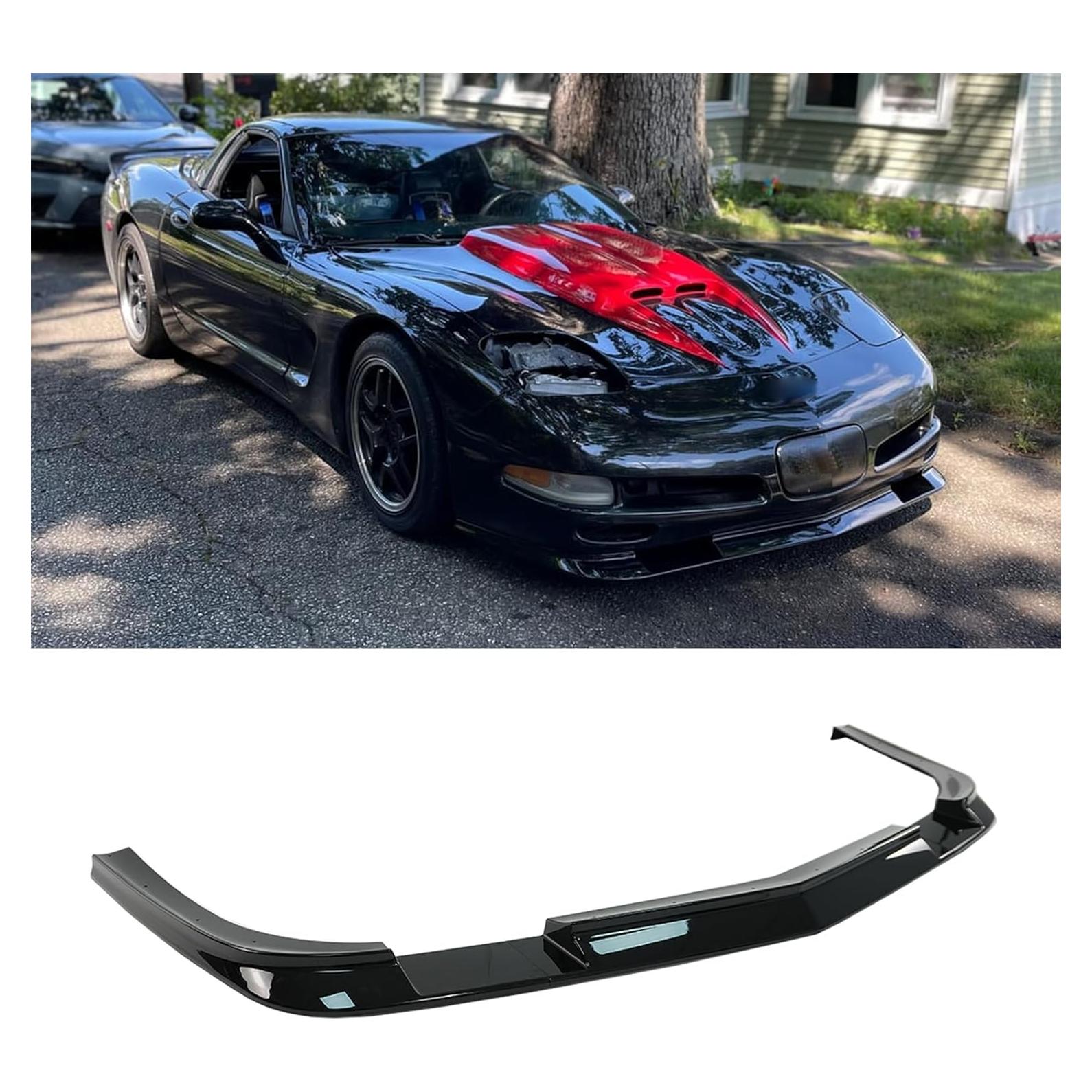 Divisor Frontal Corvette C5 1997-2004 PFRREOR Negro Brillante