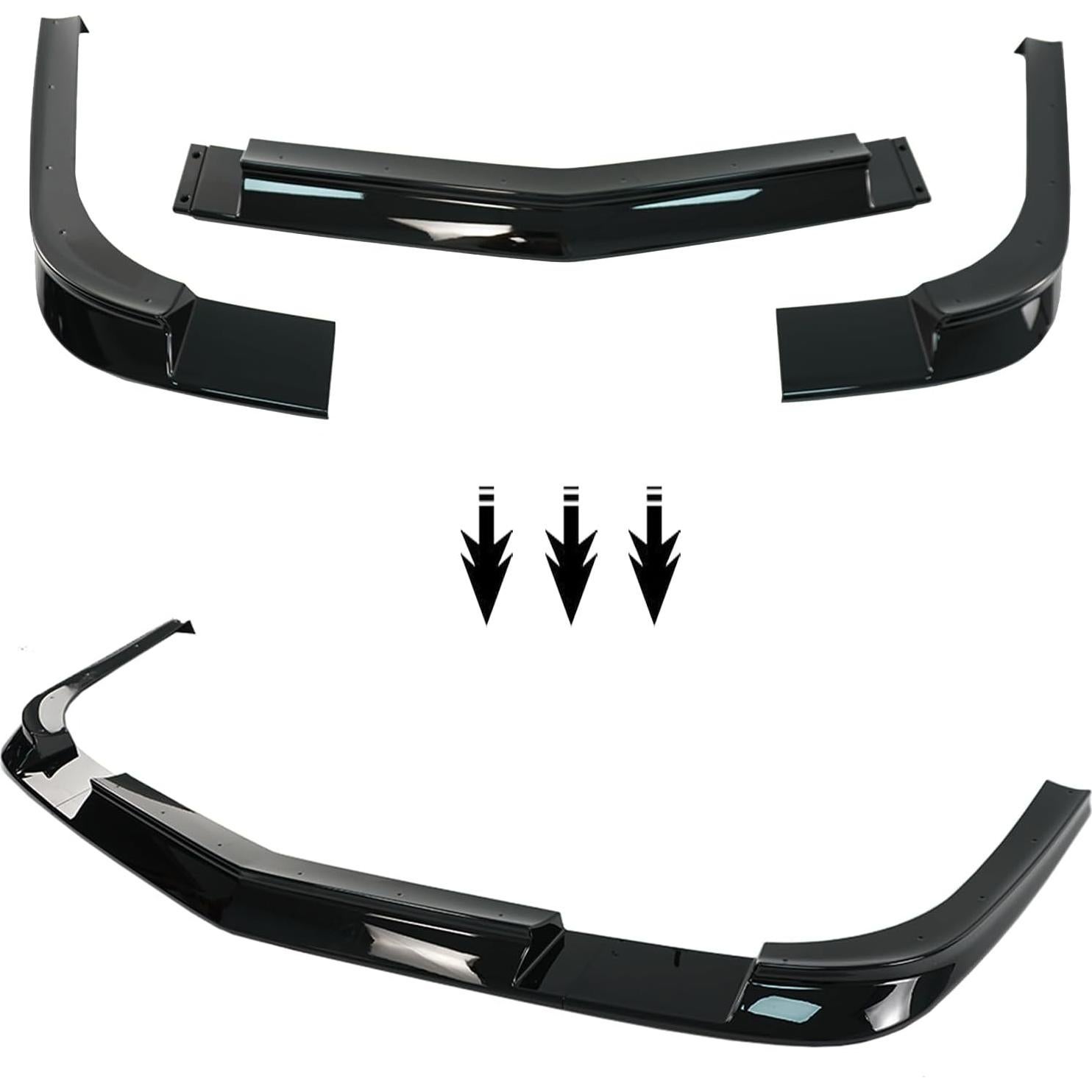 Divisor Frontal Corvette C5 1997-2004 PFRREOR Negro Brillante