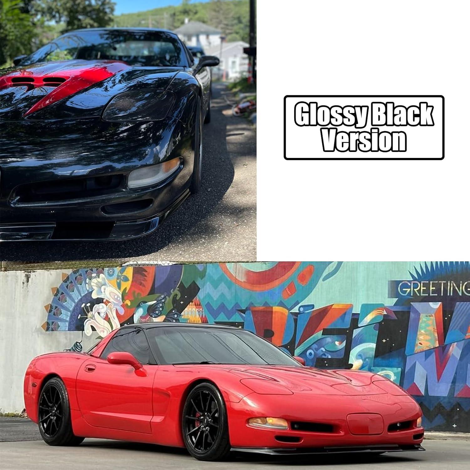 Divisor Frontal Corvette C5 1997-2004 PFRREOR Negro Brillante