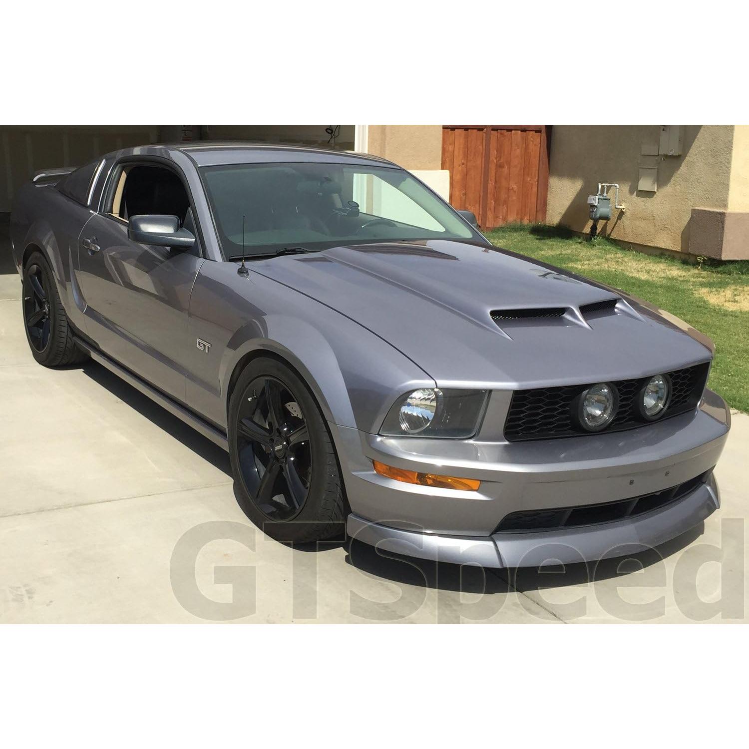 Labio de Parachoques Frontal GT-Speed CV2 Negro para Ford Mustang GT 2005-2009