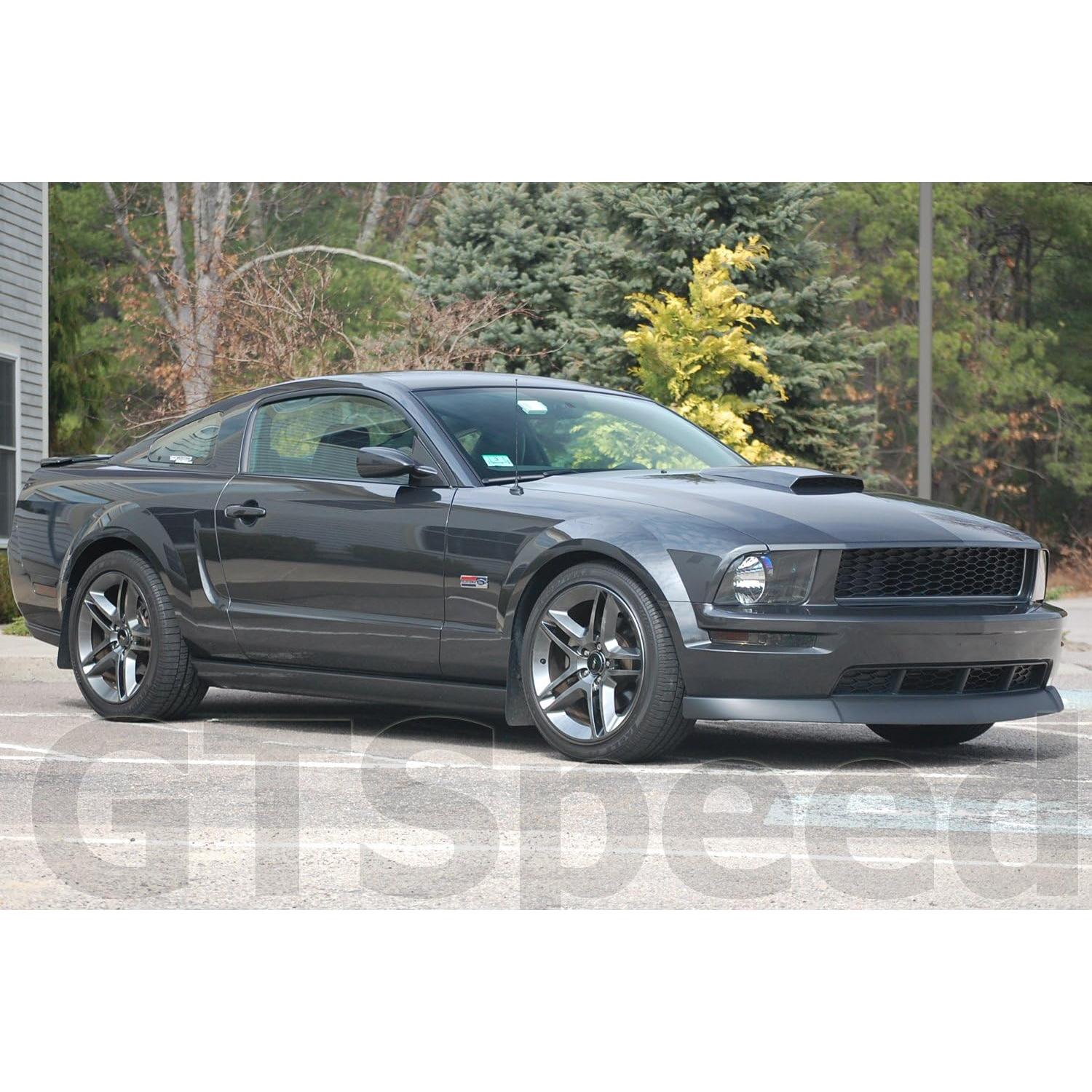 Labio de Parachoques Frontal GT-Speed CV2 Negro para Ford Mustang GT 2005-2009