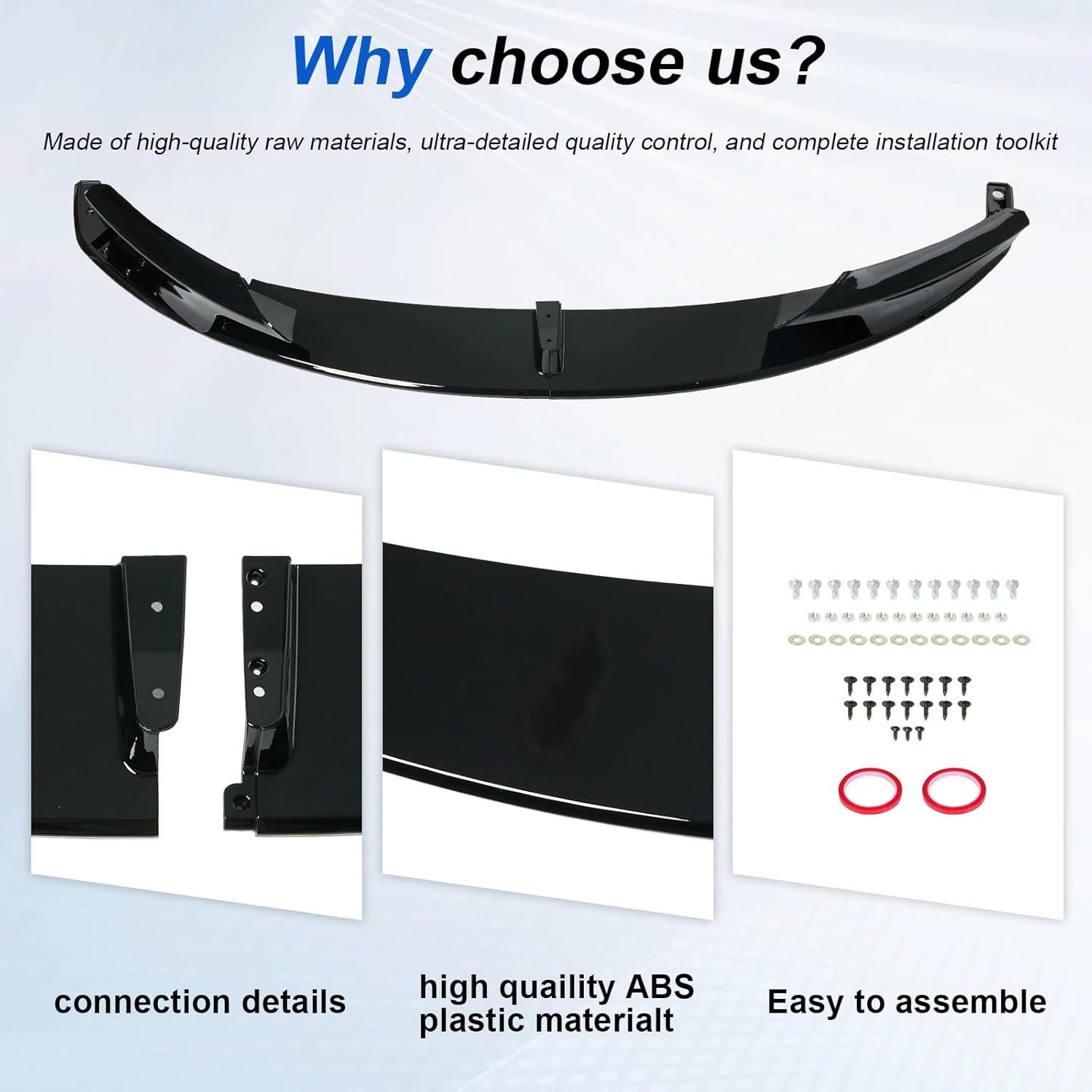 Lip Spoiler Frontal KHK para BMW Serie 3 F30 F31 M-Sport