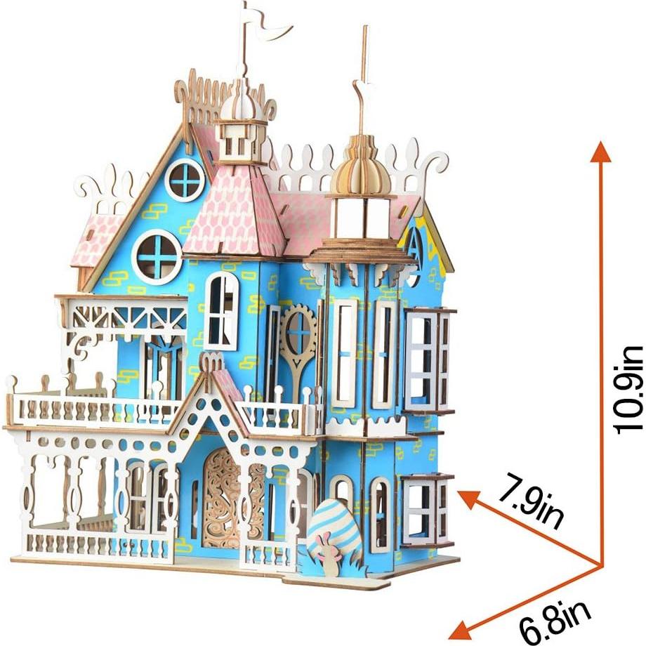 Rompecabezas 3D Wewinn Villa Fantástica 174 Piezas Madera