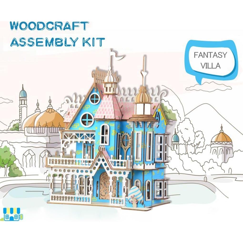 Rompecabezas 3D Wewinn Villa Fantástica 174 Piezas Madera