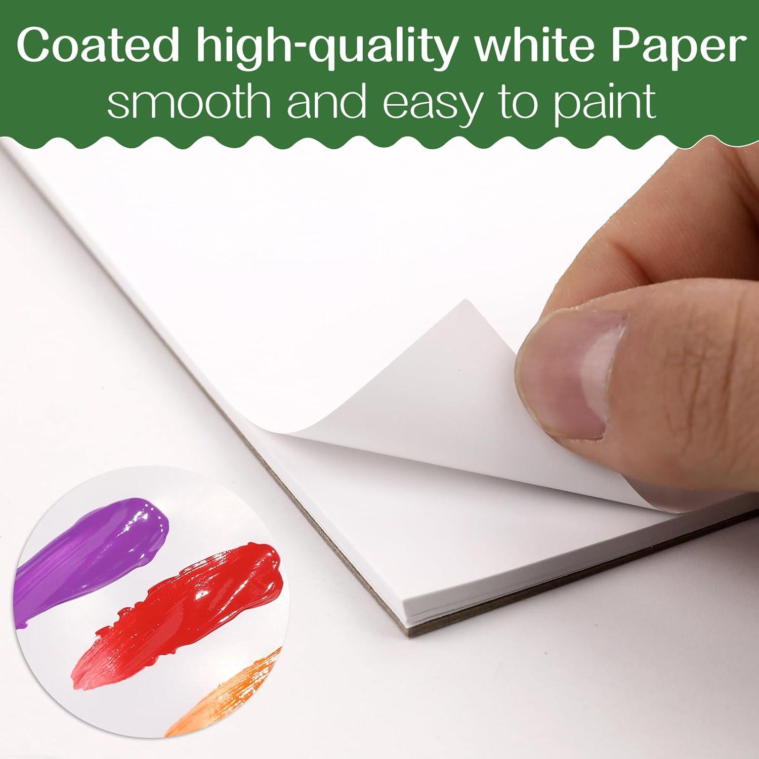 AROIC Bloc de Papel para Pintura con Dedos 36 Hojas 28x36 cm