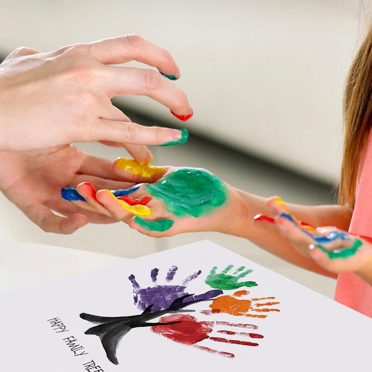 AROIC Bloc de Papel para Pintura con Dedos 36 Hojas 28x36 cm