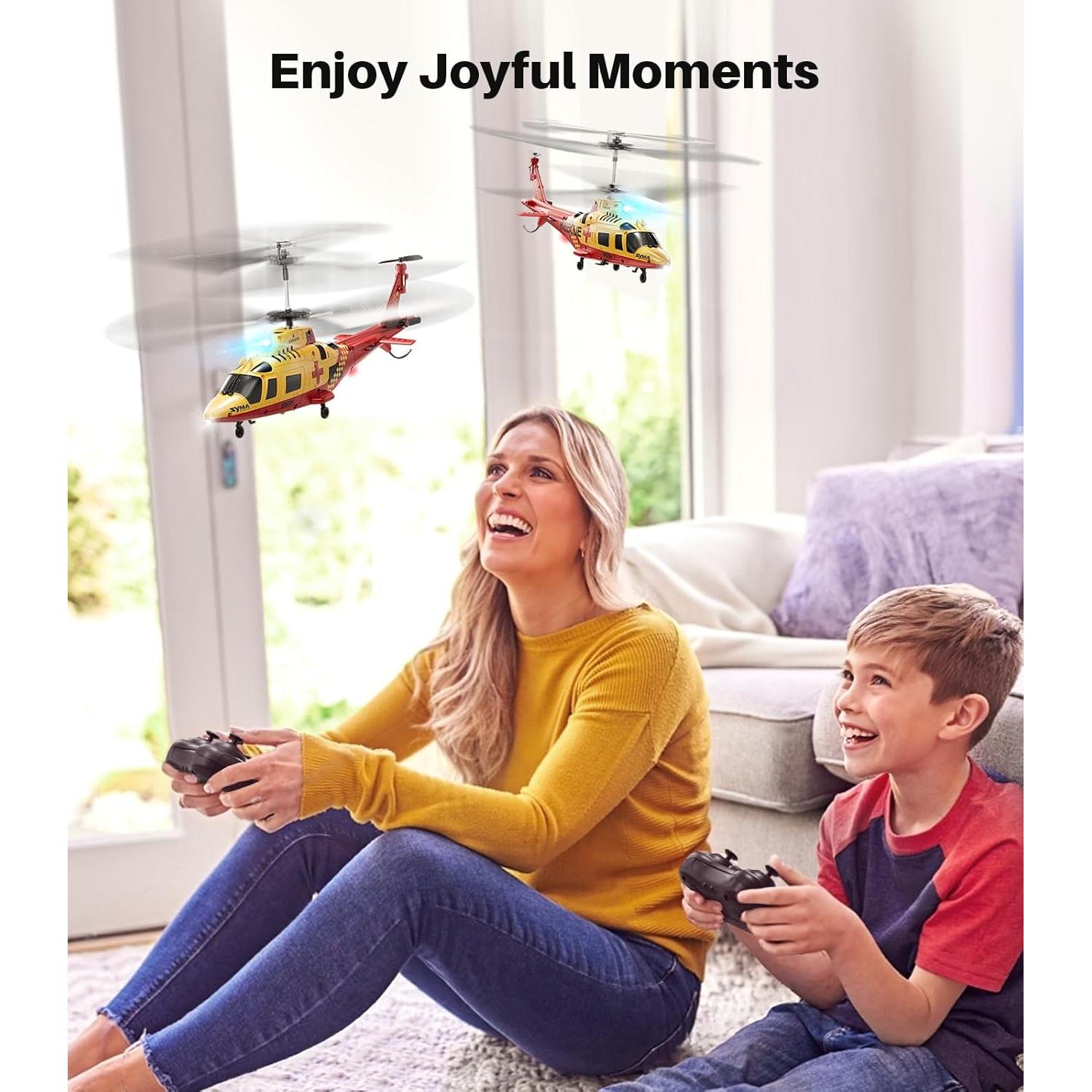 Helicóptero RC SYMA S53H Rescate Simulado 21.96x7.01cm