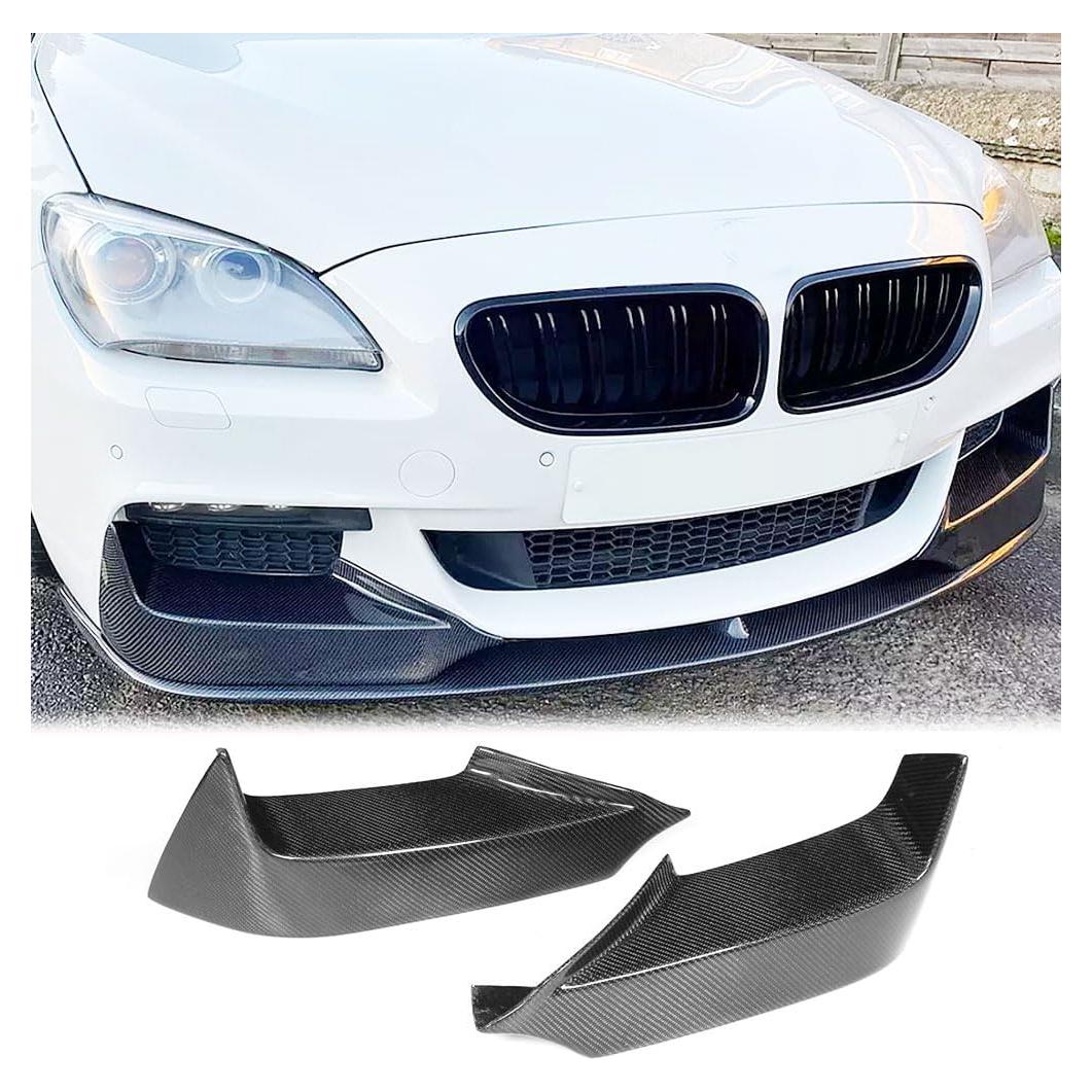 Divisor de Parachoques Frontal BMW Serie 6 F06 F12 F13 M Sport 2012-2018 - Fibra de Carbono