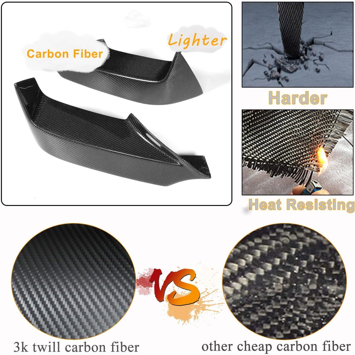 Divisor de Parachoques Frontal BMW Serie 6 F06 F12 F13 M Sport 2012-2018 - Fibra de Carbono