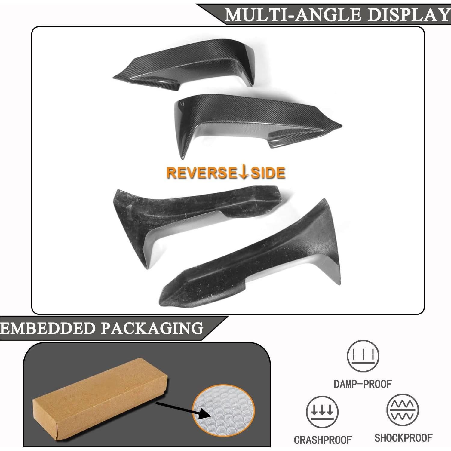 Divisor de Parachoques Frontal BMW Serie 6 F06 F12 F13 M Sport 2012-2018 - Fibra de Carbono