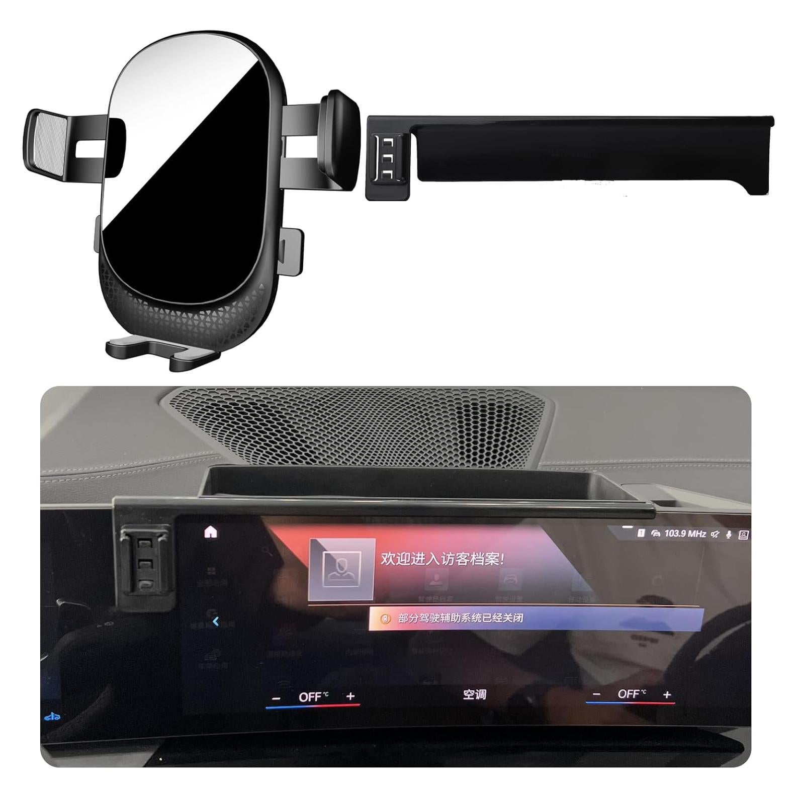 Soporte para teléfono de coche MikeHam para BMW Serie 3/4 2023-2024