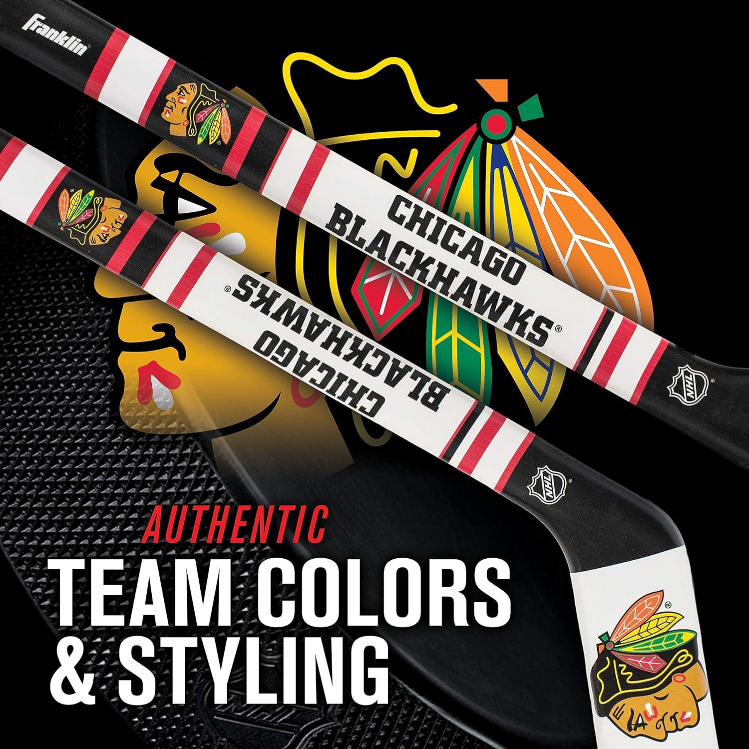 Conjunto Hockey Suave Franklin Sports Chicago Blackhawks