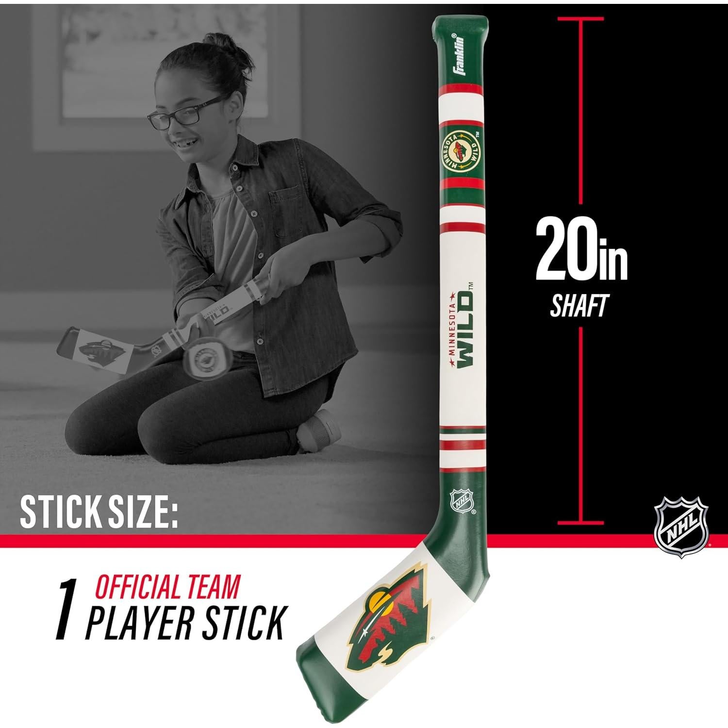 Conjunto Hockey Suave Franklin Sports Minnesota Wild - 2 Piezas