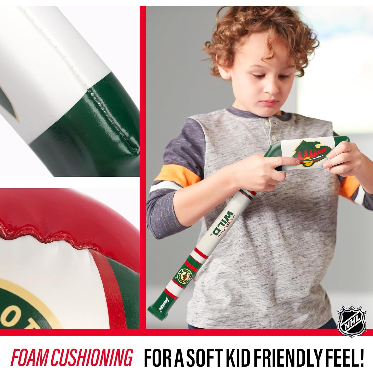 Conjunto Hockey Suave Franklin Sports Minnesota Wild - 2 Piezas