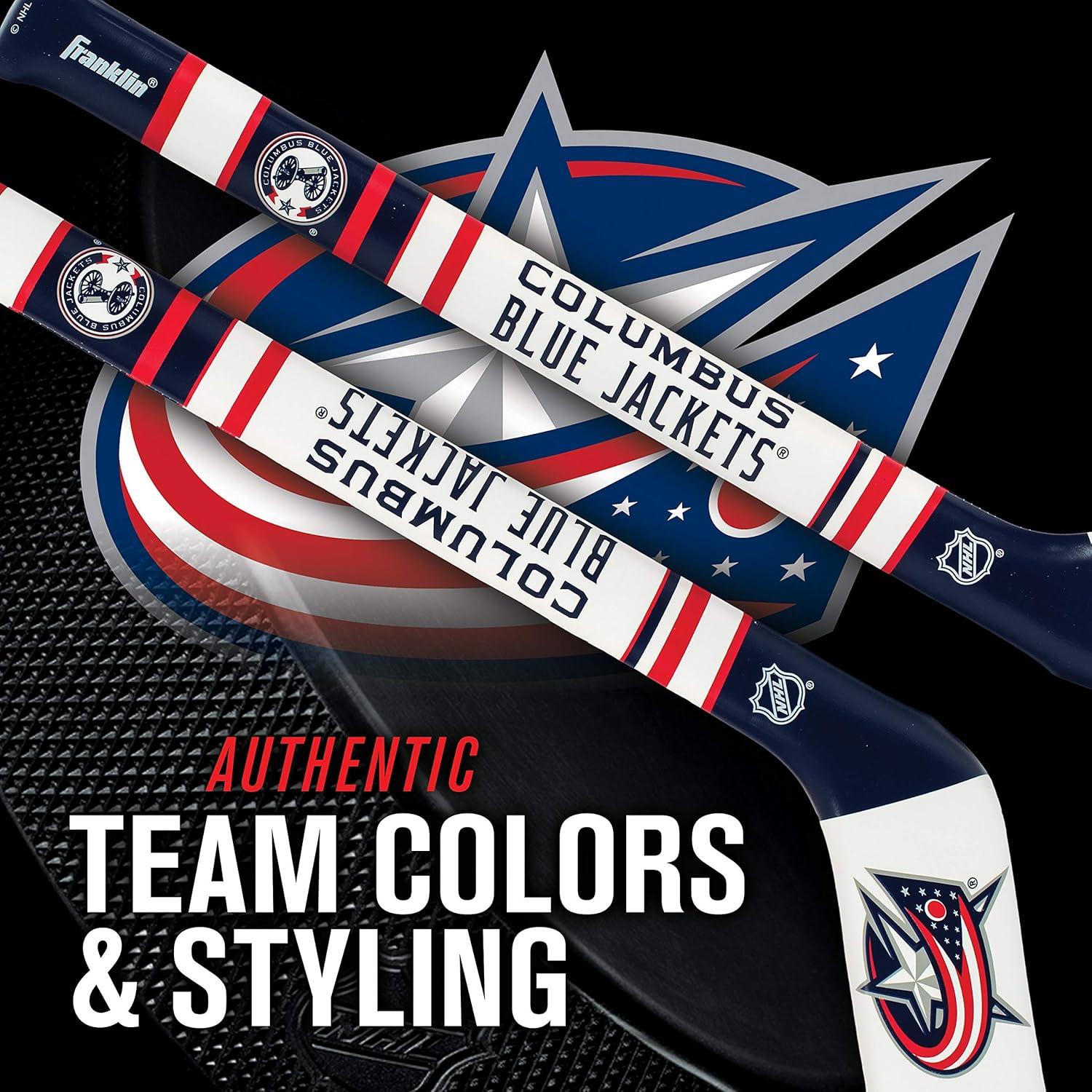 Conjunto Hockey Suave Franklin Sports Columbus Blue Jackets