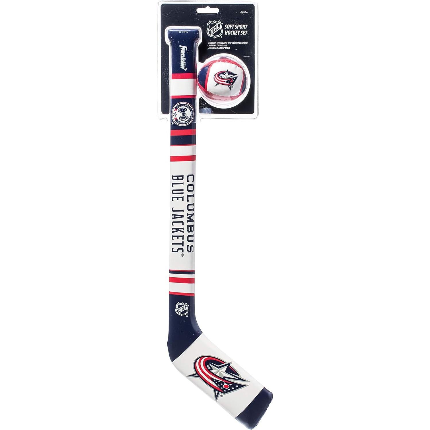 Conjunto Hockey Suave Franklin Sports Columbus Blue Jackets